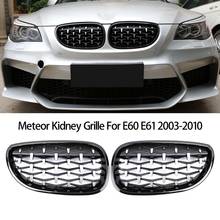 Grade do para-choque dianteiro, grade do rim em diamante para bmw e60, e61, 5series 550i 535i m5 1999-2006 2024 - compre barato