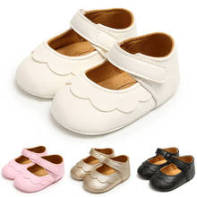 Cute Spring Toddler Girls Boys Crib Shoes Solid Flats Baby Princess Bow-knot Casual shoes Size 11-13 2024 - buy cheap