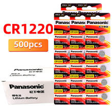 Panasonic-pilas de botón de tipo moneda para juguetes, batería de litio de 3V para relojes LED, BR1220 ECR1220 LM1220, 500 Uds. 2024 - compra barato
