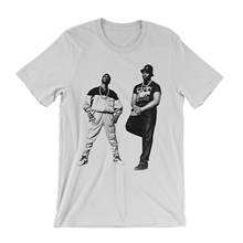 A la moda, el producto es de merib B. & Rakim-Camiseta clásica de Hip Hop para hombres, ropa de calle masculina de algodón, Hip Hop, Lp, pago completo, Nueva York, de los 90 2024 - compra barato