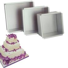 4-10 дюймов алюминиевый сплав DIY квадратная антипригарная сковорода для пирога форма для выпечки хлеба посуда для выпечки лоток кухонные принадлежности для выпечки 2024 - купить недорого