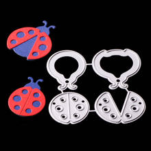 Molde de metal animal para corte, ladybug, insetos, moldes de metal para scrapbooking, álbum de fotos, cartões, decoração, relevo, artesanato, moldes 2024 - compre barato