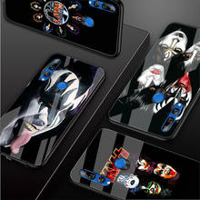 Kiss band capa de celular de vidro temperado luxuosa, capinha de celular para huawei honor 30 20 10 lite pro 8x 9 10i 2024 - compre barato