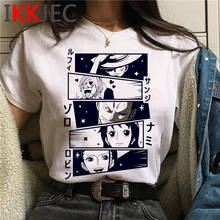One Piece Nakama t-shirt top tees female ulzzang plus size japanese graphic tees women print top tees aesthetic 2024 - buy cheap