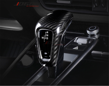 Dry Carbon Fiber Car AT Gear Shift Knob Head Cover Trim Decoration For Porsche Cayenne 2018 2019+ Styling 2024 - buy cheap