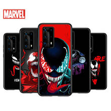 Soft TPU Cover Fashion Marvel Venom For Huawei P40 P30 P20 Pro P10 P9 P8 Lite RU E Mini Plus 2019 2017 Black Phone Case 2024 - buy cheap