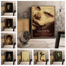 American suspense horror movie Pennywise: The Story of 'IT' retro style home decoration poster wall art Room  joker poster o825 2024 - buy cheap