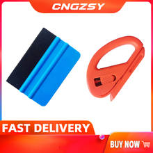 Cngzsy rodo de corte para veículo, ferramenta de segurança em vinil macia para corte de janela e vidro, aplicador de decalque k02 2024 - compre barato