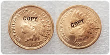 1877 индийская голова цент два лица имитация монеты 2024 - купить недорого