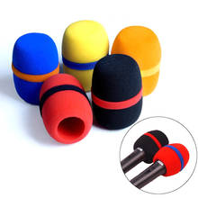 Cubierta de espuma de esponja para micrófono, protector de viento con filtro de esponja, buena calidad, 5 uds. 2024 - compra barato