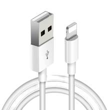 Оригинальный USB-кабель для быстрой зарядки и передачи данных, 0,2 м, 1 м, 2 м, 3 м, для iPhone 6S, 6, 7, 8 Plus, 11 Pro, XS, Max, X, XR, SE, 5S 5C, 5 USB-кабели для зарядного устройства 2024 - купить недорого