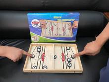 Crianças estilingue puck jogo paced sling puck winner board jogos da família brinquedos jogo de futebol engraçado jogos de festa em casa brinquedos 2024 - compre barato