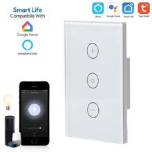 Smart switch U.S wifi dimmer switch wireless remote control scree touch dimmer switch Alexa voice dimming AC110-240V 2024 - buy cheap