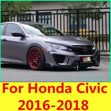 Car racing personality trend traction rope trailer hook HF tow rope front bumper For Honda Civic 2016-2018 10th Gen Sedan 2024 - buy cheap