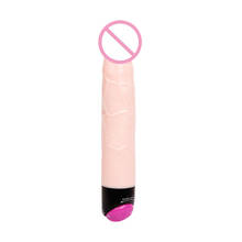 BAILE de velocidad de vibración y rotación consolador vibrador pene de goma juguetes sexuales para mujer sexo consolador juguetes eróticos Cyberskin 2024 - compra barato