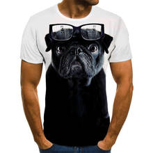 Personalidade criativa animal padrão camiseta masculina verão casual 3dt-shirts masculino o-pescoço camisa plus size streetwear 2024 - compre barato