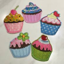 10PCS Wholesale Mix Cartoon Cake Dessert Icon Embroidery Iron On Applique Sewing Supplies For DIY Apparel Clothes Decor 2024 - buy cheap