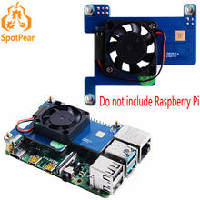 Raspberry Pi Fan PoE HAT для Raspberry Pi 4B/3B + 2024 - купить недорого