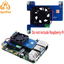 Raspberry Pi Fan PoE sombrero para Raspberry Pi 4B/3B + 2024 - compra barato