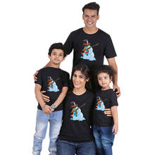 Snowman Santa Christmas Family Matching Clothes Mom Daughter Father Son Matching Outfits Family Look Dad Mom Boy T-Shirt 2024 - buy cheap