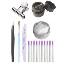 Profissional de fibra de vidro prego kit fibra de vidro unhas extensão edifício manicure salão pinça prego raspador caneta conjunto 2024 - compre barato