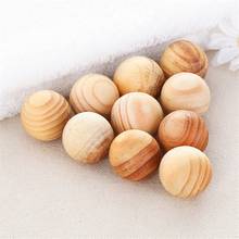 5pcs/bag Wardrobe Pest Control Wooden Mothballs Moth Repellent Prevent Mildew Moistureproof Deworming camphor wood ball 2024 - buy cheap