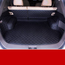 for hyundai tucson leather car trunk mat cargo liner 2010 2011 2012 2013 2014 2015 ix35 luggage boot rug carpet 2024 - buy cheap
