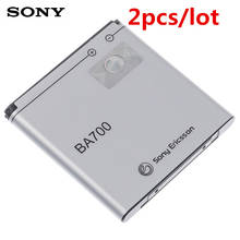 Bateria de telefone sony de alta capacidade, 2 peças/lotoriginal, para sony ba700 para sony ericsson st18i mk16i mt11i st21i mt15i mt16i 2024 - compre barato