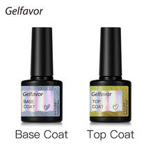 Gelfavor 8ml Matt Top Coat Gel Nail Polish Transparent Long Lasting Manicure UV Primer Gel Lacquer Nail Art Base Coat 2024 - buy cheap