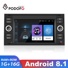 Podofo android 8.1 reprodutor de multimídia de carro 2 din 7 "gps espelho ligação mp5 player para foco galaxy mondeo kuga c-max s-max fusão 2024 - compre barato