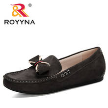 Royyna 2020 novos designers rebanho ao ar livre mocassins mulheres sapatos casuais macio e confortável sapatos mulher apartamentos lazer calçados femimimo 2024 - compre barato