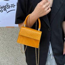 Модная новая сумка-тоут, женские сумки через плечо с цепочкой, кожаные женские дизайнерские сумки с крокодиловым узором, сумка-мессенджер, Bolsos 2024 - купить недорого