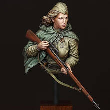 1/10 Resin Model Building Kit Bust Sniper 2024 - buy cheap