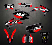 Adesivos grátis de números personalizados 3m, decalques gráficos para honda crf250x 2008 2009 2010 2011 2012 2013 2014 2015 2016 2024 - compre barato