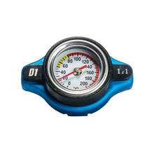 Universal Car Motorcycle Water Tank Thermostatic Radiator Cap Cover With Temperature Gauge Meter Accessories 0.9/1.1/1.3 2024 - buy cheap