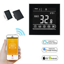 1pcs Smart Home WiFi Thermostat Temperature Controller for Water/Electric floor Heating Water/Gas Boiler Works with Alexa Google 2024 - buy cheap