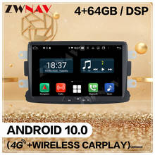 Radio con GPS para coche, reproductor multimedia con Android 10, 4 + 128G, Carplay, doble Din, Wifi, Navi, unidad principal, estéreo, para Renault Duster 2012, 2013, 2014, 2015 2024 - compra barato