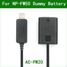 NP FW50 AC PW20 Dummy Battery&DC Power Bank USB Cable for Sony A6300 A6400 A6500 A5000 A5100 A7SII NEX 6 5R 5T 5N 3N C3 ZV-E10 2024 - buy cheap