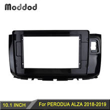 Painel de rádio estéreo de 1 din para perodual alza 2009-2011, 10.1 polegada, instalação do reprodutor de dvd, kit de acabamento e placa facial 2024 - compre barato