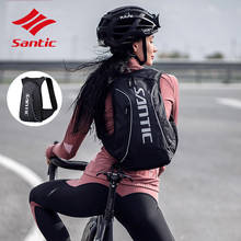 Santic-Mochila pequeña deportiva reflectante para hombre y mujer, bolsa impermeable, transpirable, ultraligera, para correr, acampar y hacer senderismo, 15L 2024 - compra barato