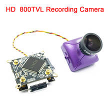 FPV Mini 4 в 1 HD 800TVL DVR записывающая камера FPV HAD II Мини камера 2,1/2,5 мм объектив с кнопкой OSD NTSC/PAL для FPV RC квадрокоптера 2024 - купить недорого