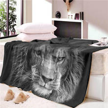 Африканский Король Лев одеяло коврик покрывало мягкий флис плед диван мягкий зимний 2024 - купить недорого