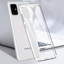 Для Samsung Galaxy A01 A11 A51 A50 A90 5G M21 тонкий мягкий прозрачный чехол из ТПУ для Galaxy S20 Plus Ultra 2024 - купить недорого