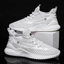 Summer New Style Breathable Single Net Casual Men's Shoes Comfortable and Soft Running Shoes Lightweight Non-slip Male Sneakers 2024 - buy cheap