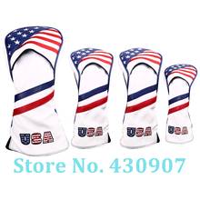 USA and Stars and Stripes Golf Wood Head Cover Driver Fairway Wood  Hybrid Club Head Cover 2024 - buy cheap