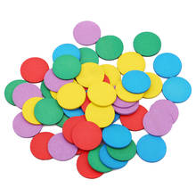 Новые Обучающие игрушки Монтессори, математические круглые цветные деревянные игрушки для детей, фигурки математики, дерево 2024 - купить недорого
