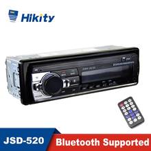 Hikity Autoradio 1 Din Bluetooth Radio Car 12V JSD-520 SD AUX-IN MP3 Player FM USB Auto Stereo Audio Stereo In-dash Radio Coche 2024 - buy cheap