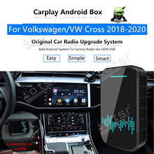 For Volkswagen VW Cross 2018-2020 Car Multimedia Player Android System Mirror Link GPS Map Apple Carplay Wireless Dongle Ai Box 2024 - buy cheap