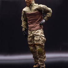 Kit de uniforme de combate osama clara ss084, uniforme de 12 polegadas, figura de ação, capitão da estação de caça, 1/6 2024 - compre barato