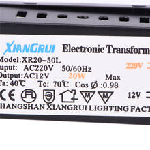 LED Power Supply Driver Electronic Transformer 1pc 20W AC 220V To 12V 2024 - buy cheap